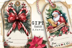 Christmas Gift Tags, Christmas labels, Christmas label tags Product Image 3