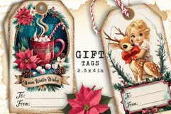 Christmas Gift Tags, Christmas labels, Christmas label tags Product Image 4