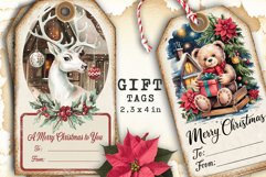 Christmas Gift Tags, Christmas labels, Christmas label tags Product Image 2