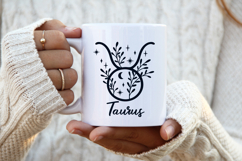 Taurus Zodiac Sign SVG. Horoscope Symbol Laser Cut File. Product Image 2