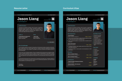 Futuristic AI Tech CV Resume Product Image 2