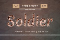 5 Soldier Editable Text Effects, Graphic Styles Product Image 4