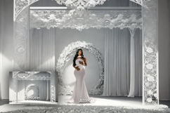 37 The White Aisle Digital Backdrops Product Image 2