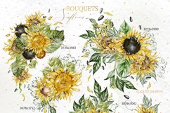 Watercolor Sunflowers Product Image 3