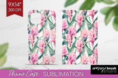 Tropical Flowers Phone Case PNG - Floral Case PNG Product Image 1