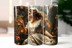 Autumn Romance Tumbler Wrap | Dancing in the Rain Girl Product Image 2