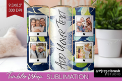 Eucalyptus Photo Tumbler PNG - Botanical Picture Tumbler Product Image 1