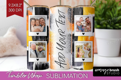 Halloween Photo Tumbler PNG - Brush Stroke Picture Tumbler Product Image 1