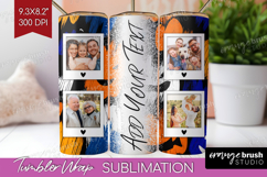 Halloween Photo Tumbler PNG - Brush Stroke Picture Tumbler Product Image 1