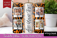 Halloween Photo Tumbler PNG - Brush Stroke Picture Tumbler Product Image 1