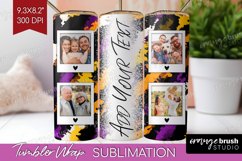 Halloween Photo Tumbler PNG - Brush Stroke Picture Tumbler Product Image 1