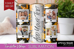 Halloween Photo Tumbler PNG - Brush Stroke Picture Tumbler Product Image 1