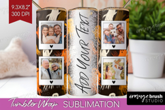 Halloween Photo Tumbler PNG - Brush Stroke Picture Tumbler Product Image 1