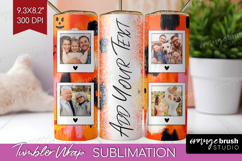 Halloween Photo Tumbler PNG - Brush Stroke Picture Tumbler Product Image 1