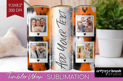 Halloween Photo Tumbler PNG - Brush Stroke Picture Tumbler Product Image 1