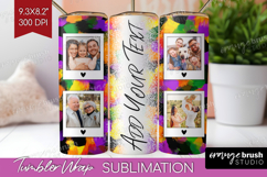 Halloween Photo Tumbler PNG - Brush Stroke Picture Tumbler Product Image 1