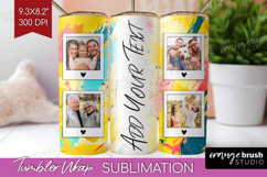 Brush Stroke Photo Tumbler PNG - Abstract Texture Picture Product Image 1