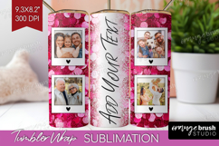Glitter Photo Tumbler PNG - Sparkle Picture Tumbler Wrap Product Image 1