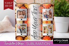Groovy Photo Tumbler PNG - Flowers Picture Tumbler Wrap Product Image 1