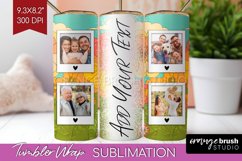 Groovy Photo Tumbler PNG - Flowers Picture Tumbler Wrap Product Image 1
