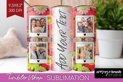 Groovy Photo Tumbler PNG - Flowers Picture Tumbler Wrap Product Image 1