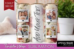 Flowers Photo Tumbler PNG - Floral Picture Tumbler Wrap Product Image 1