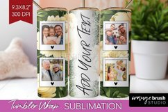 Flowers Photo Tumbler PNG - Floral Picture Tumbler Wrap Product Image 1