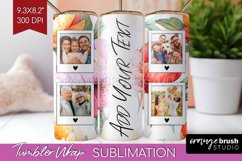 Flowers Photo Tumbler PNG - Floral Picture Tumbler Wrap Product Image 1