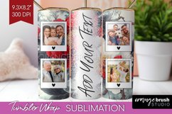 Flowers Photo Tumbler PNG - Floral Picture Tumbler Wrap Product Image 1