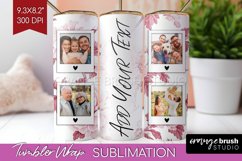 Flowers Photo Tumbler PNG - Floral Picture Tumbler Wrap Product Image 1