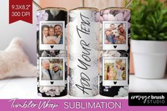 Flowers Photo Tumbler PNG - Floral Picture Tumbler Wrap Product Image 1