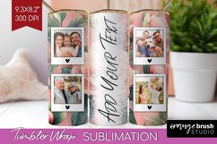 Flowers Photo Tumbler PNG - Floral Picture Tumbler Wrap Product Image 1