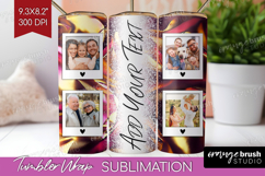Rose Gold Photo Tumbler PNG - Abstract Picture Tumbler Wrap Product Image 1