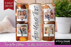 Rose Gold Photo Tumbler PNG - Abstract Picture Tumbler Wrap Product Image 1
