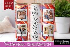 Rose Gold Photo Tumbler PNG - Abstract Picture Tumbler Wrap Product Image 1