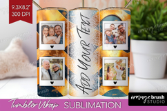 Rose Gold Photo Tumbler PNG - Abstract Picture Tumbler Wrap Product Image 1