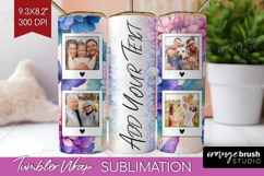 Floral Photo Tumbler PNG - Sping Flowers Picture Tumbler Product Image 1