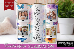 Floral Photo Tumbler PNG - Sping Flowers Picture Tumbler Product Image 1