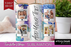 Floral Photo Tumbler PNG - Sping Flowers Picture Tumbler Product Image 1