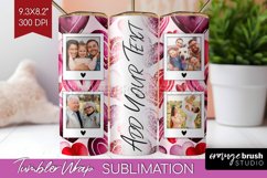 Valentines Day Photo Tumbler PNG - Heart Picture Tumbler Product Image 1