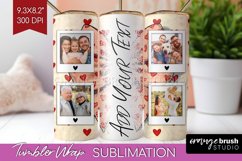 Valentines Day Photo Tumbler PNG - Heart Picture Tumbler Product Image 1