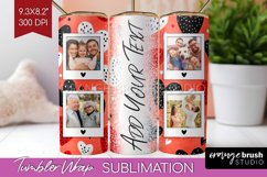 Valentines Day Photo Tumbler PNG - Heart Picture Tumbler Product Image 1