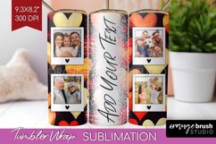 Valentines Day Photo Tumbler PNG - Heart Picture Tumbler Product Image 1