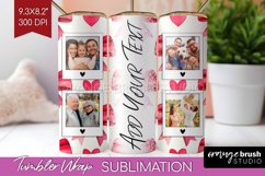 Valentines Day Photo Tumbler PNG - Heart Picture Tumbler Product Image 1