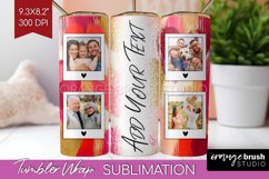 Valentines Day Photo Tumbler PNG - Heart Picture Tumbler Product Image 1