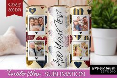 Valentines Day Photo Tumbler PNG - Heart Picture Tumbler Product Image 1