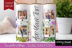 Wildflowers Photo Tumbler PNG - Floral Picture Tumbler Wrap Product Image 1