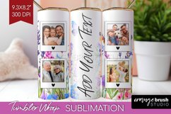 Wildflowers Photo Tumbler PNG - Floral Picture Tumbler Wrap Product Image 1