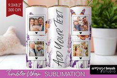 Wildflowers Photo Tumbler PNG - Floral Picture Tumbler Wrap Product Image 1