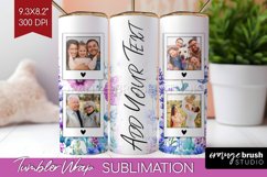 Wildflowers Photo Tumbler PNG - Floral Picture Tumbler Wrap Product Image 1